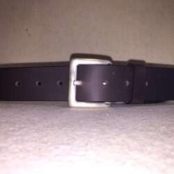 Ledergürtel 40 mm Breite massives Leder dunkelbraun