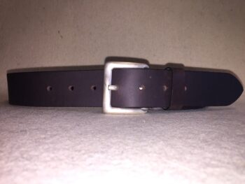 Ledergürtel 40 mm Breite massives Leder dunkelbraun